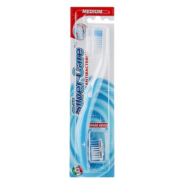 Silvercare Plus Tooth Brush Medium And Head