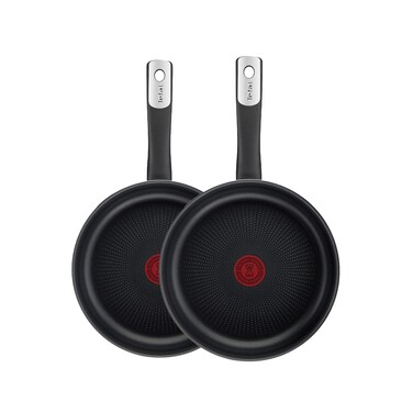 Tefal Essential Dark Frypan 2 Pieces