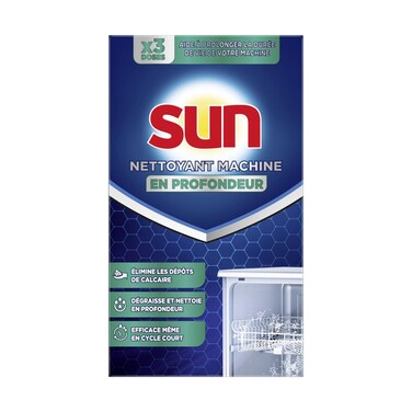 Sun Classic Dishwasher Cleaner X3 Doses