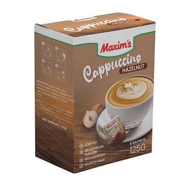 Maxims Cappuccino Hazelnut 125GR
