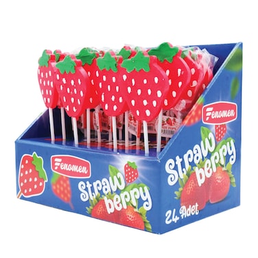Display Strawberry Candy 1 piece 38GR