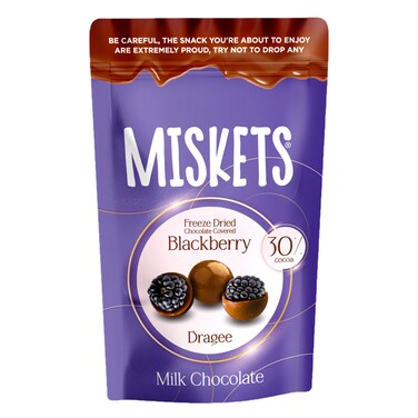 Miskets Frz Dried Blackbry Choc 80GR