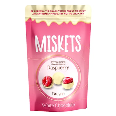 Miskets Frz Dried Raspbry Choco 80GR