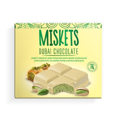 Miskets Dubai Choc White Choco 100GR