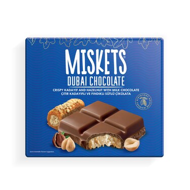 Miskets Dubai Choc Hazel Choco 100GR