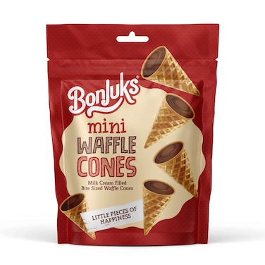 Bonjuks Mini Waffle Cones Choco 50GR