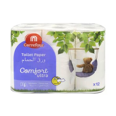 Carrefour Toilet Roll Ultra Comfort X12
