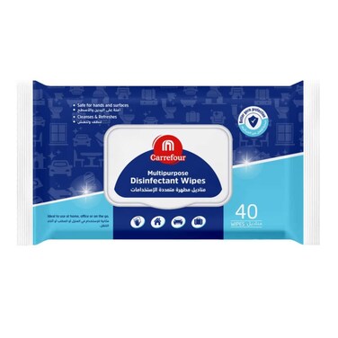 Carrefour Household Wipes 40Sheets