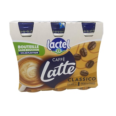 Lactel Caf&eacute; Latte Classico 3X200ML