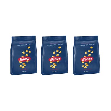 Barilla Ditalini Rigati Soup 400GR 2+1 Free