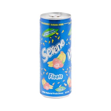 Serene Stwberry And Banan Float Drink 240ML