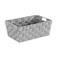 Bath Strge Basket Silver