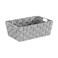 Bath Strge Basket Silver