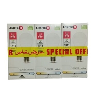 Lcdc Led Bulbs 15W Cool White 3 Pieces