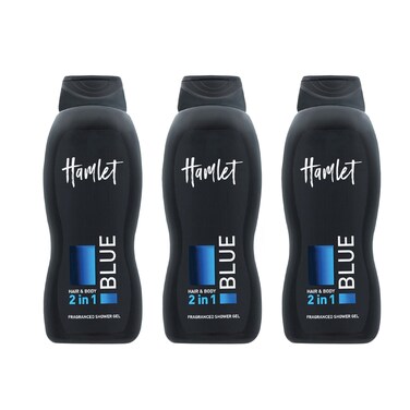 Hamlet  Shower Gel 2In1 Blue 650ML 2+1 Free