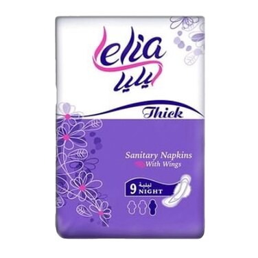 Lelia Thick Pads Night 9Pads