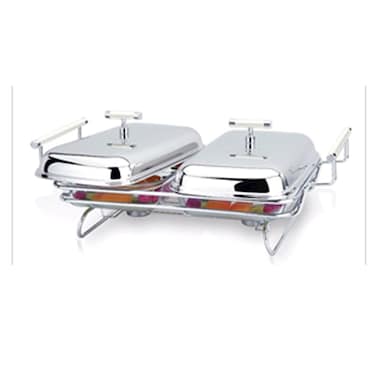 Food Warmer Rect 2X1.5L With Cover