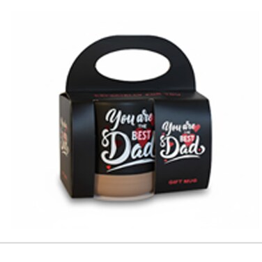 Best Dad Black Mug 350ML