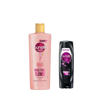 Sunsilk Shampoo Moist 350ML With Conditioner 170ML Special Price