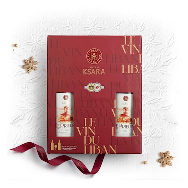 Ksara Coffret Reserve 750MLX2 With 2 Glass