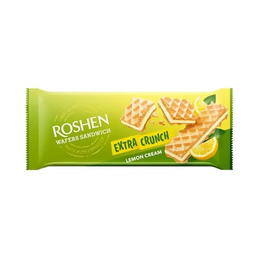 Roshen Wafer Sandwich Lemon 142GR