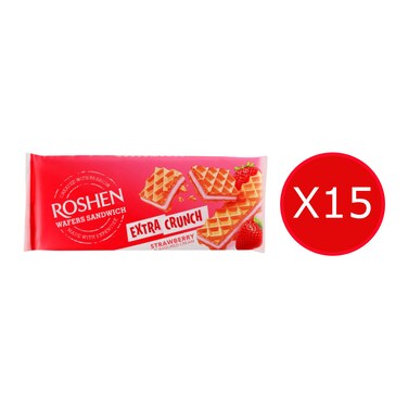 Roshen Waf Sandwich Fraise 142GRX15