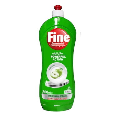 Spartan Fine Green Apple Dishwashing Liquid 800ML