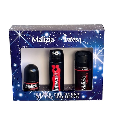 Intesa Deodorant For Men Musk 125ML +Malizia Roll On And Deodorant
