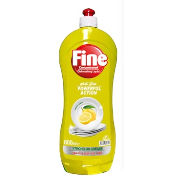 Spartan Fine Zesty Lemon Dishwashing Liquid 800ML