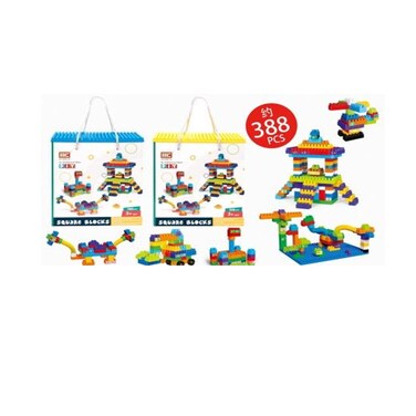 Plastic Square Building Block 388Pieces