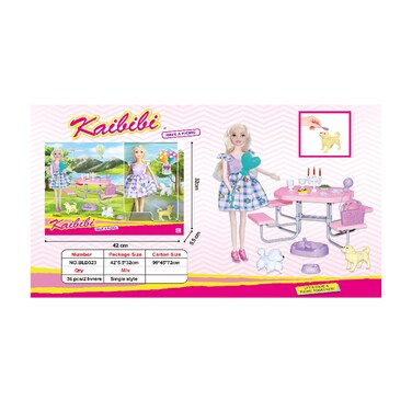 Kaibibi Picnic Doll Set
