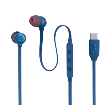Jbl Tune 310 Usb Wired Earphons Blu
