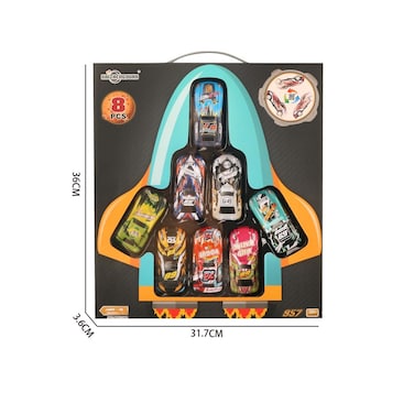 Pull back Auto jump Metal Racin