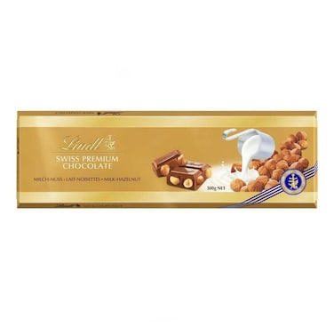 Lindt Gold Milk Hazlnut Tablet 300GR