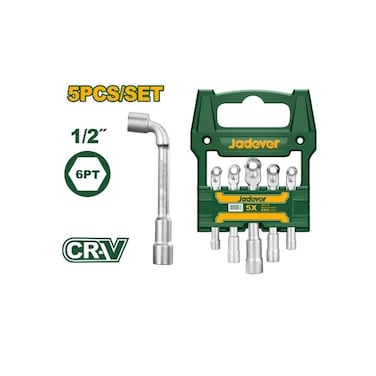 L-angled socket wrench set