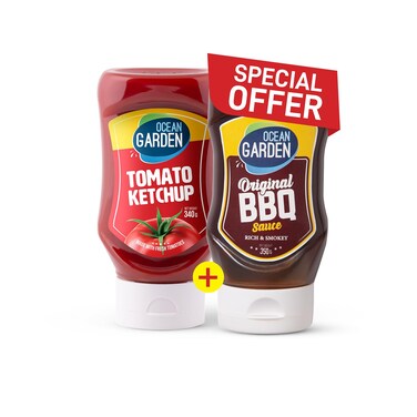 Ocean Garden Ketchup 340GR With Barbecue 350GR