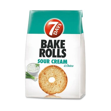 7Days Bake Rolls Sour Cream 80GR