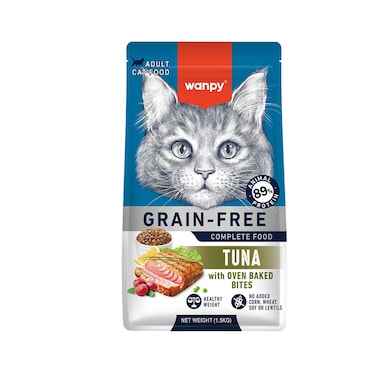 Wanpy Grain Cat Food Tuna 1.5KG