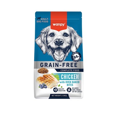 Wanpy Grain Dog Chicken 1.5KG