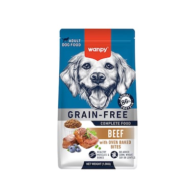 Wanpy Grain Dog Beef 1.5KG