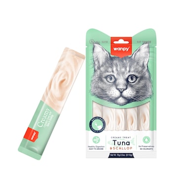 Wanpy Cat Treats Tuna And Scallop 70GR