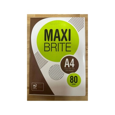 Maxi Brite A4 White Paper 80GR 500SHEETS