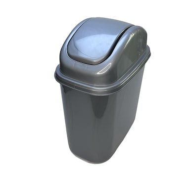 Wastebasket  Top Slim 10L Silver