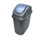 Wastebasket  Top Slim 10L Silver