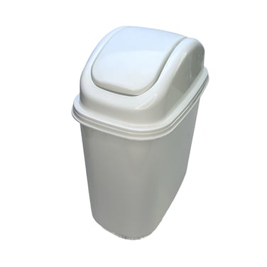 Wastebasket  Top Slim 10L White
