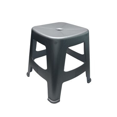 Step Stool Small Silver