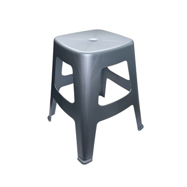 Step Stool Large Silver