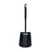 Toilet Brush Set Oval Black
