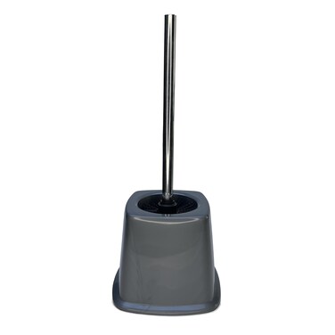 Toilet Brush Set Square Silver