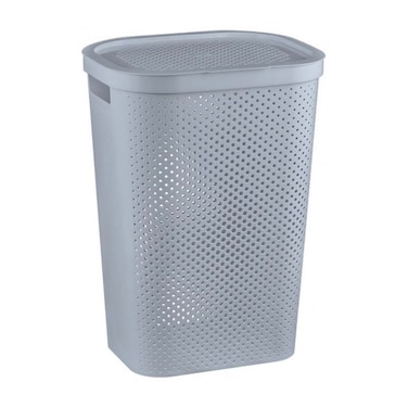 Curver Dots Gris Coffre A Linge
